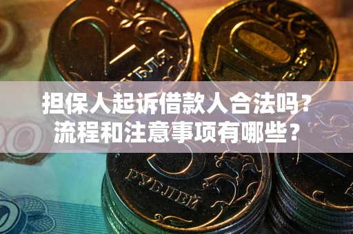 北京担保人起诉借款人合法吗？流程和注意事项有哪些？