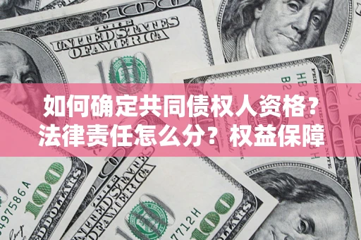 北京如何确定共同债权人资格？法律责任怎么分？权益保障技巧揭秘！