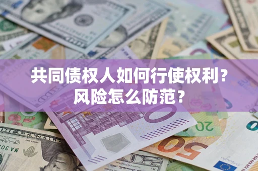 北京共同债权人如何行使权利？风险怎么防范？