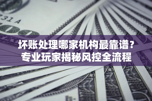 北京坏账处理哪家机构最靠谱？专业玩家揭秘风控全流程