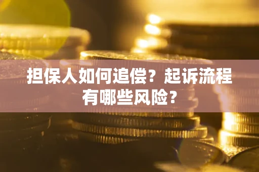 北京担保人如何追偿？起诉流程有哪些风险？