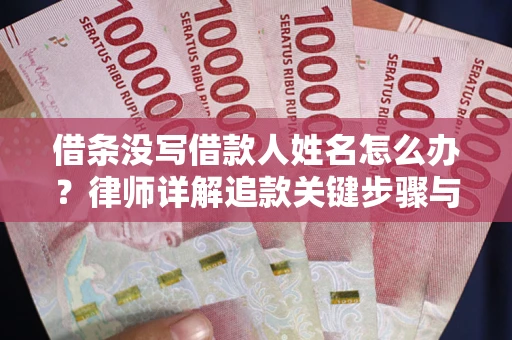 北京借条没写借款人姓名怎么办？律师详解追款关键步骤与证据链构建