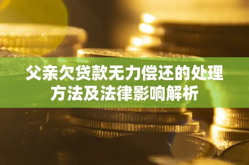 北京父亲欠贷款无力偿还的处理方法及法律影响解析