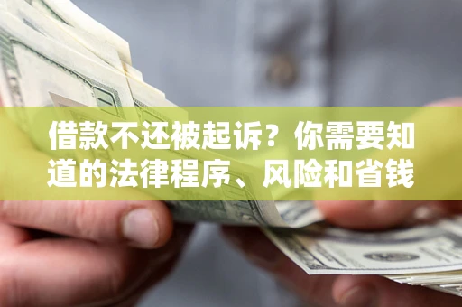 北京借款不还被起诉？你需要知道的法律程序、风险和省钱技巧
