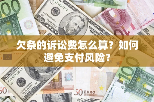 北京欠条的诉讼费怎么算？如何避免支付风险？